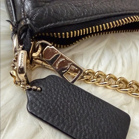 Coach Luxury Pebble Leather Convertible Crossbody Handbag Purse#F3666 - Picture 13 of 13